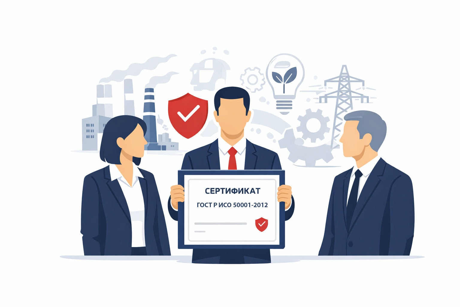 Оформление сертификата ГОСТ Р ИСО 50001-2012 в Екатеринбурге и по всей Свердловской области